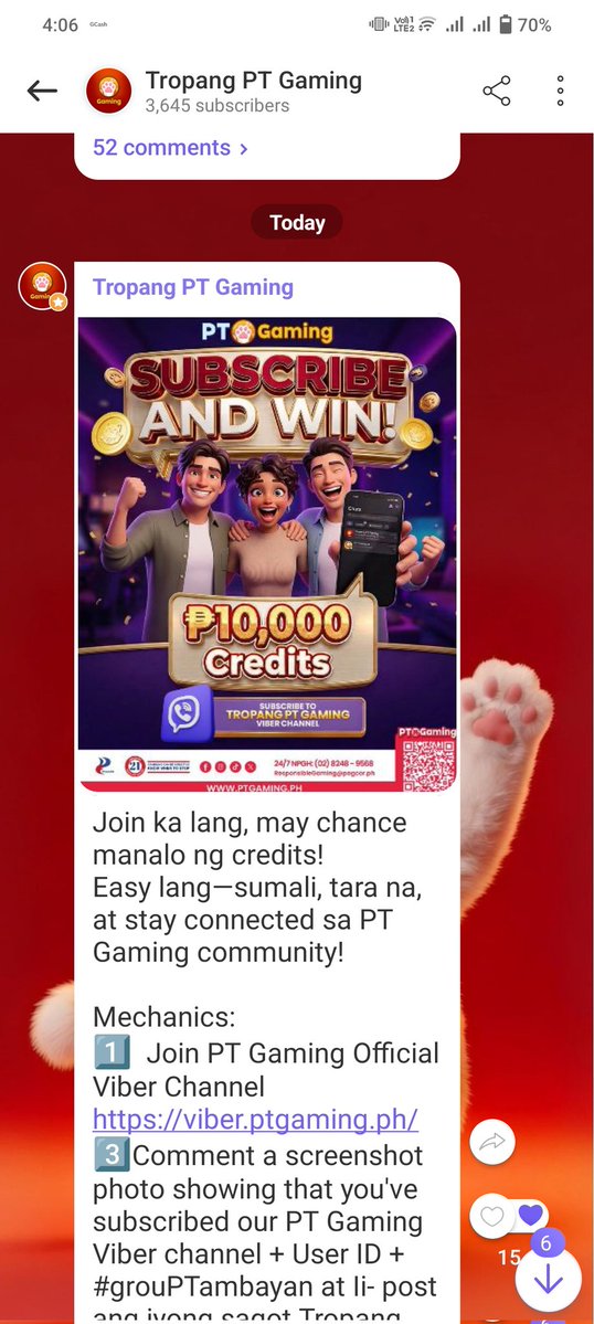 delos95055's tweet photo. @PTGamingph 🆔44944638
#grouPTambayan https://t.co/SfD4taE8Fz