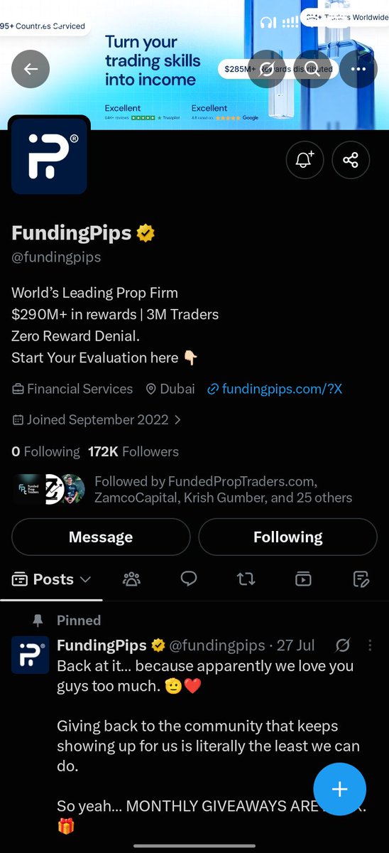 Crateofzen's tweet photo. @ronna256 @fundingpips @Khldfx @tradin All tasks completed ✅

Followed everyone, joined Discord, RT done and notifications ON. 

Now just hoping my name gets picked 🤞🔥 https://t.co/gCyySFQA4s