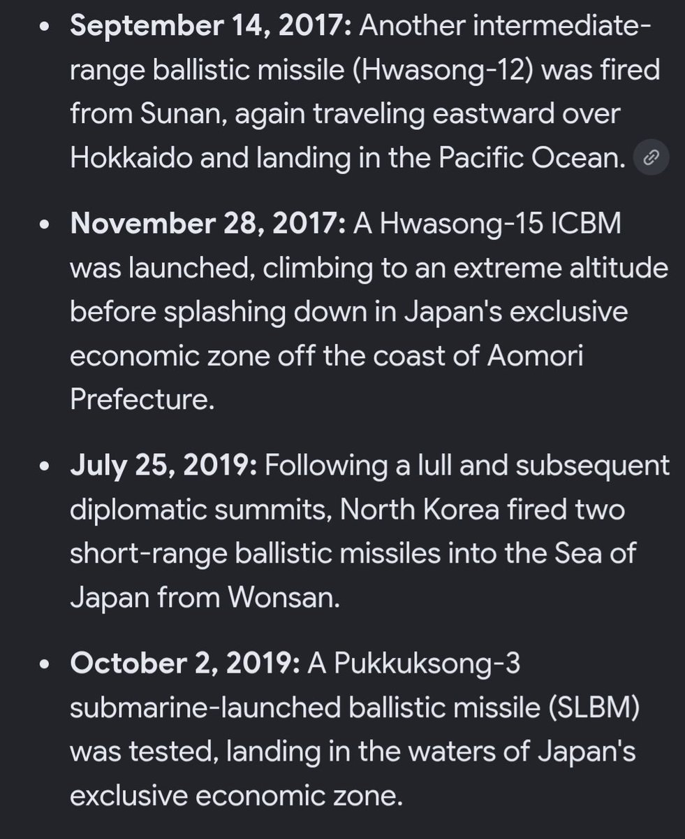 MAST_Cyber's tweet photo. Dictator fan trump claims  #NorthKorea has been unthreatening while he's been POTUS.   #Japan knows he is lying. https://t.co/MhEbFmHGXy