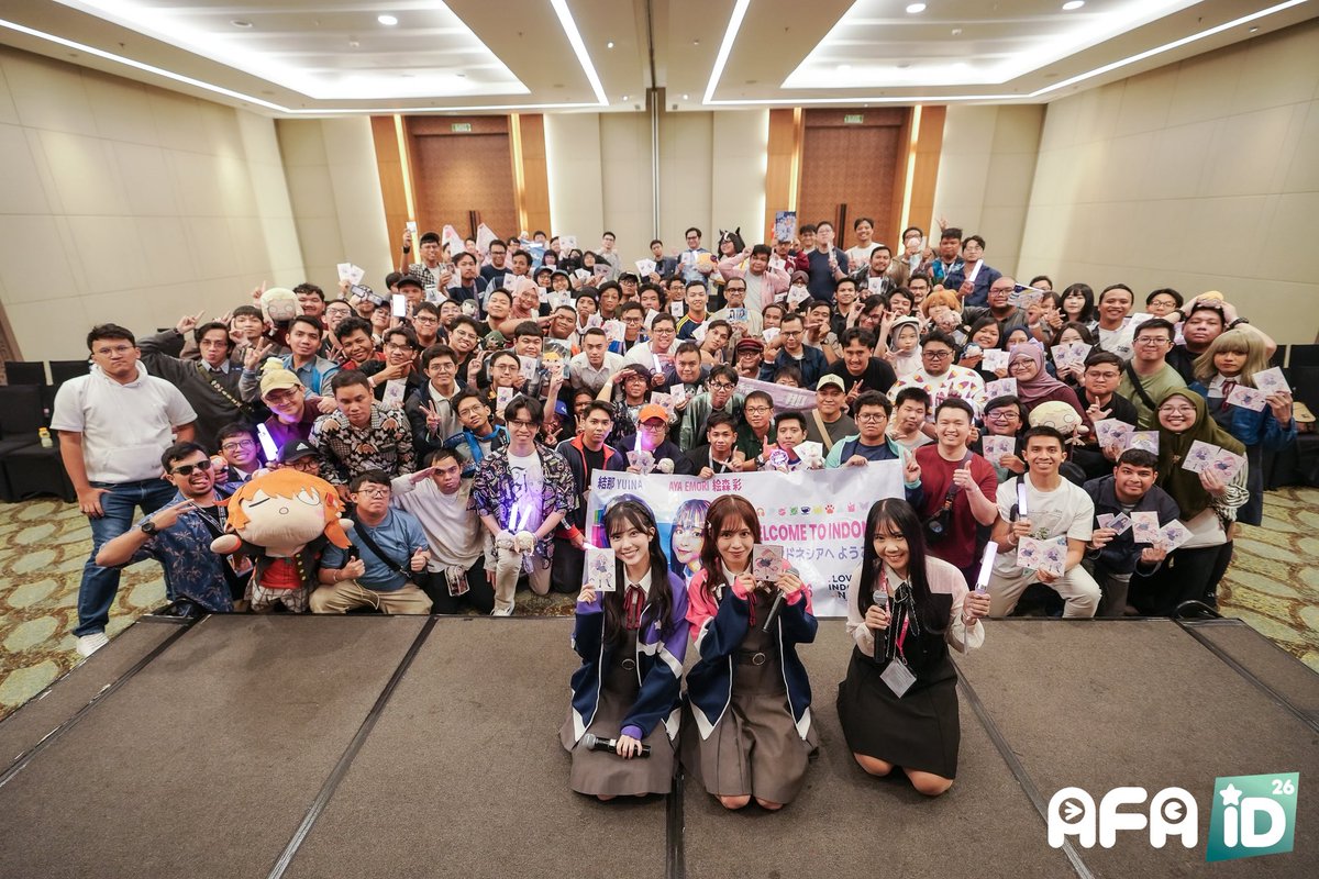 Liella_PLSP's tweet photo. 💫AFA インドネシア2026💫

昨日開催の『ラブライブ！スーパースター!!』スペシャルステージ&お渡し会にご参加いただいた皆様、ありがとうございました✨

これからも、Liella!の応援をよろしくお願いいたします🌟

Terima kasih kepada semua yang kemarin telah hadir dan berpartisipasi dalam Special Stage dan sesi Meet & Greet “Love Live! Superstar!!” ✨

Kami mohon terus dukungannya untuk Liella! ke depannya! 🌟

#lovelive #Liella #AFAID26