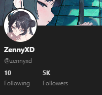 ZennyOc's tweet photo. I barely check pixiv ngl, just post and forget but I'm surprised to see already 5k followers https://t.co/50evKgzutg