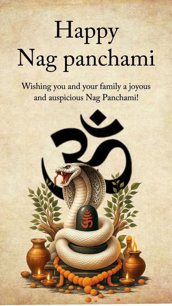 nalinig_5's tweet photo. Happy Nagara Panchami ! 

ನಾಗರ ಪಂಚಮಿ ಹಬ್ಬದ ಹಾರ್ದಿಕ ಶುಭಾಶಯಗಳು
#Shravanamasa
#Festivalvibes  
#Festivalseason https://t.co/iVHOeEFGfG