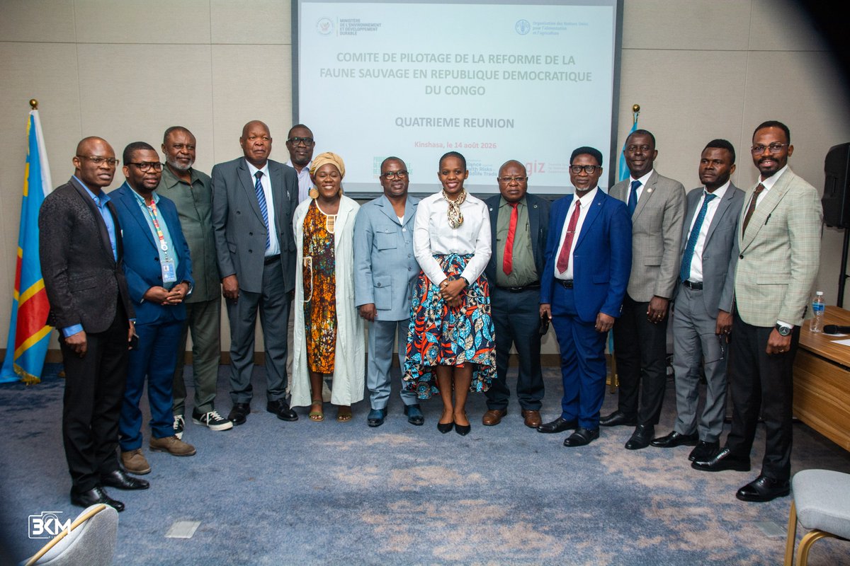 FAORDCongo's tweet photo. Le #DPNFS validé devient un instrument national de gouvernance faunique, enrichi par les réalités provinciales, les enjeux communautaires et les impératifs de mise en œuvre. La #RDC disposera de sa #PNFS après une validation nationale. https://t.co/Pc5UUfDb52