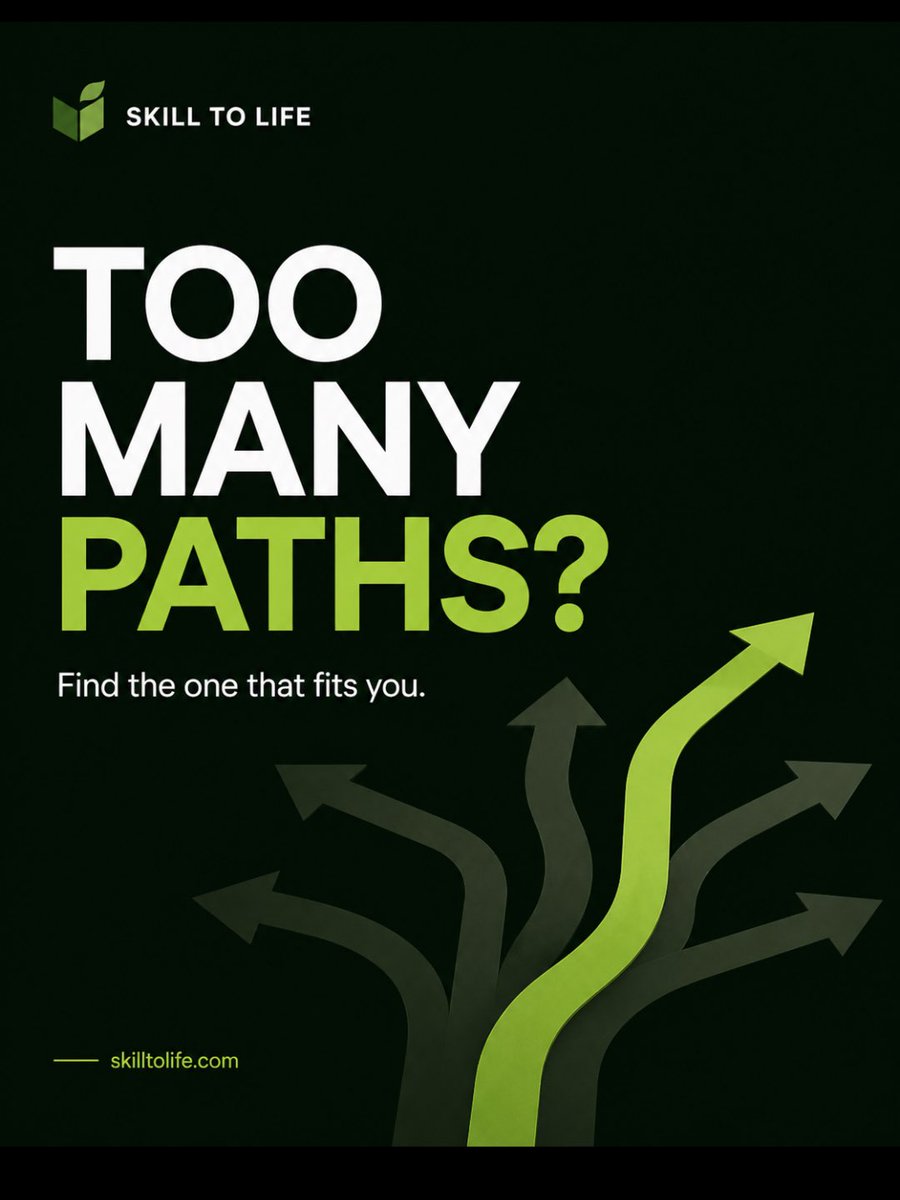 SkillToLife's tweet photo. There has never been more information about getting into tech.

Courses. Roadmaps. YouTube videos. Certifications. Bootcamps. Career advice.

And somehow that has made the decision harder, not easier.

Because the real question isn’t:

“What tech career is popular?”

It’s:

Which path actually fits me?

That’s one of the problems we’re building Skill to Life to solve.

Discover the paths. Understand what they require. Then decide where you want to go.

https://t.co/WFXReQNkyG