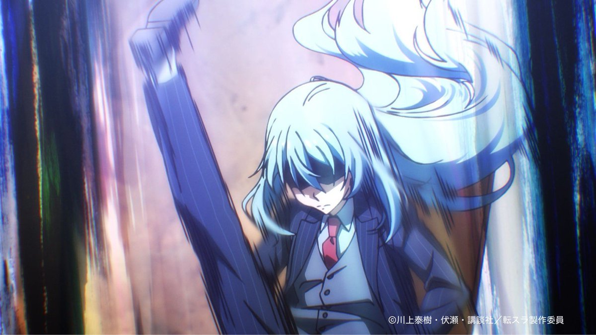 ten_sura_anime's tweet photo. 本日も・・・
お疲れ様でしたっ！！！！
退勤っ！！！！

💧劇場版転スラ蒼海の涙編BD＆DVD9/25発売  
https://t.co/qKFjv7JPQA 
🦋第4期BD&amp;DVD第1巻10/28発売    
https://t.co/w4M2D03meo

 #転スラ #tensura https://t.co/SpSnRR7WXb