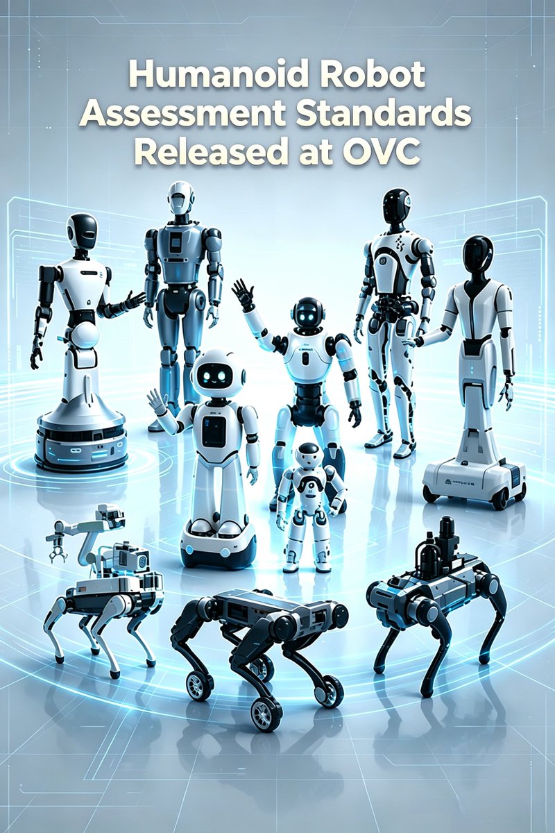 OpticsValleyCN's tweet photo. π China's #humanoid #robot standards are taking shape in #OVC! Representatives from firms and universities such as Unitree and HUST gathered here for the launch of the national standard series.
#OVCEnterprises are moving from following standards to helping set them. #OVCIndustry