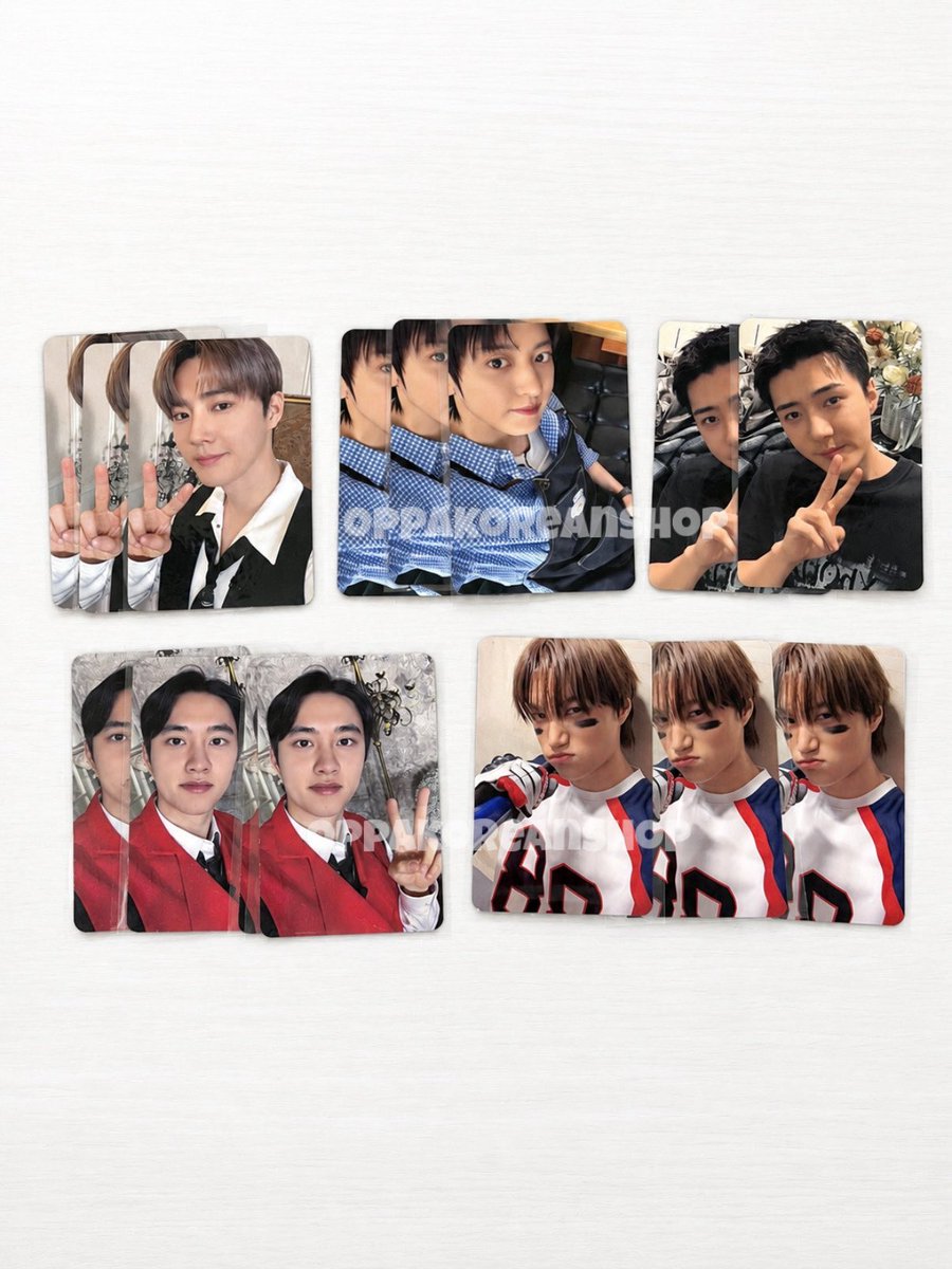 oppakoreanshopp's tweet photo. WTS Official EXO Photocard Reverxe PC Makestar Kai  D.O. Suho Sehun Chanyeol

💰 harga:
kai dm
sehun 110k
chanyeol 85
suho 60k
d.o. 70k

ready ina 🏡 
https://t.co/iyo5ru1ikt https://t.co/4AFJWUg59f