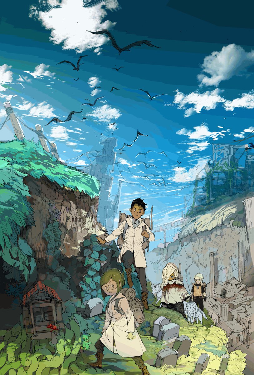 TPNManga's tweet photo. The special one-shot of The Promised Neverland 10th-anniversary will be appearing in next week's Weekly Shonen Jump telling the story of Aisha—a girl raised by demons!

Be ready! August 23rd! https://t.co/LWy3XWg75e