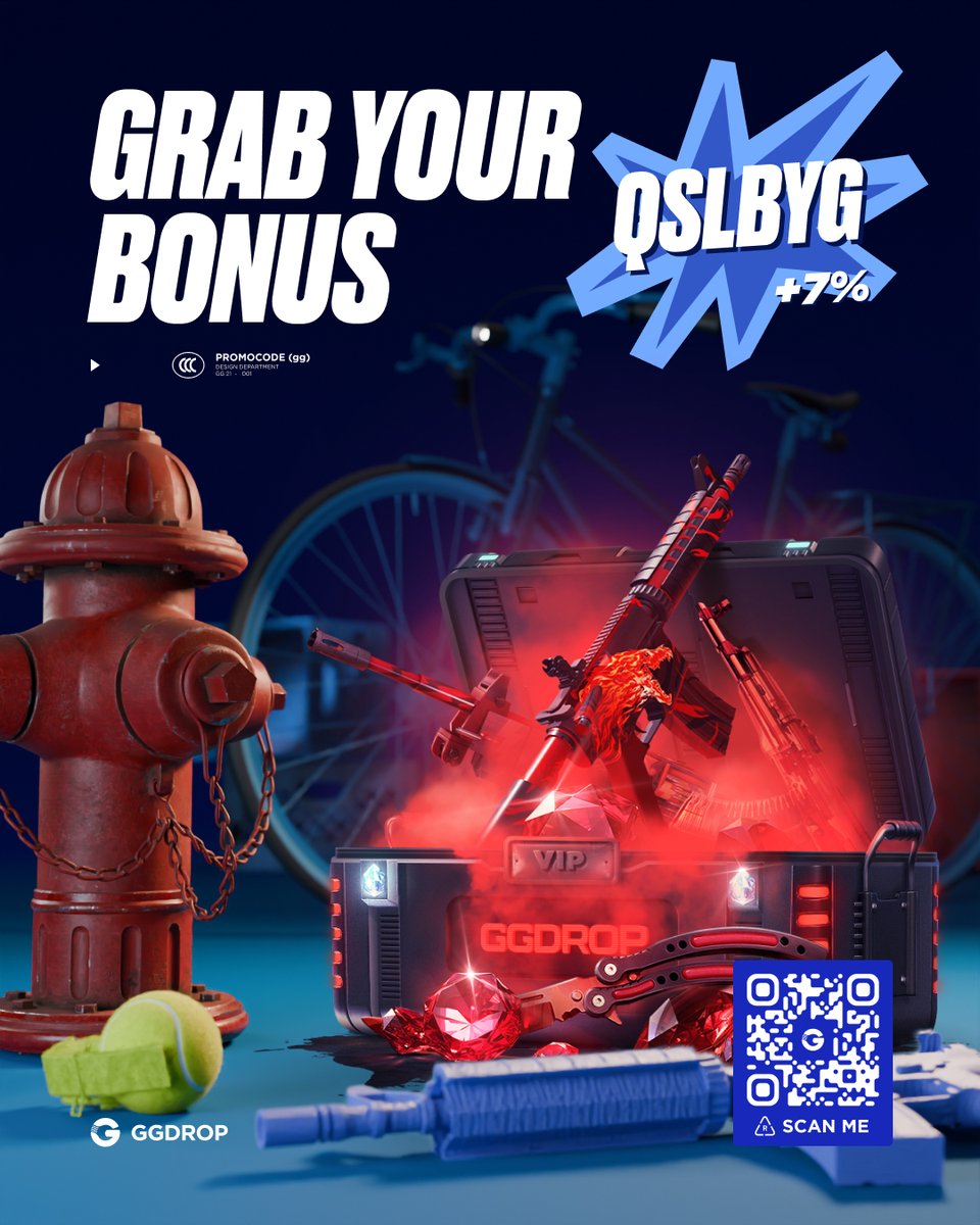 gg_drop's tweet photo. 🧃 LUCKY CHARGE 🧃

1. Use QSLBYG and get +7%
2. Lock in one clean run for a chance at VIP Red case
3. Winner drops this Tuesday

Split plays don’t count https://t.co/RQOZKwGDiI