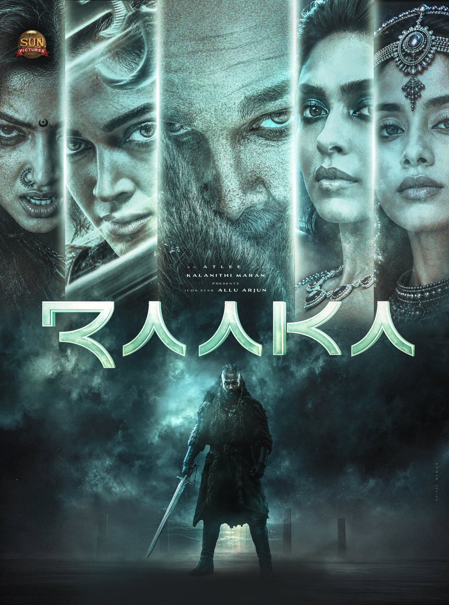 BunnyAthik's tweet photo. #RAAKA Characters 
Poster Design 

@AlluArjun @sunpictures
@SaiAbhyankkar
@Atlee_dir https://t.co/0Lsq5r9aRE