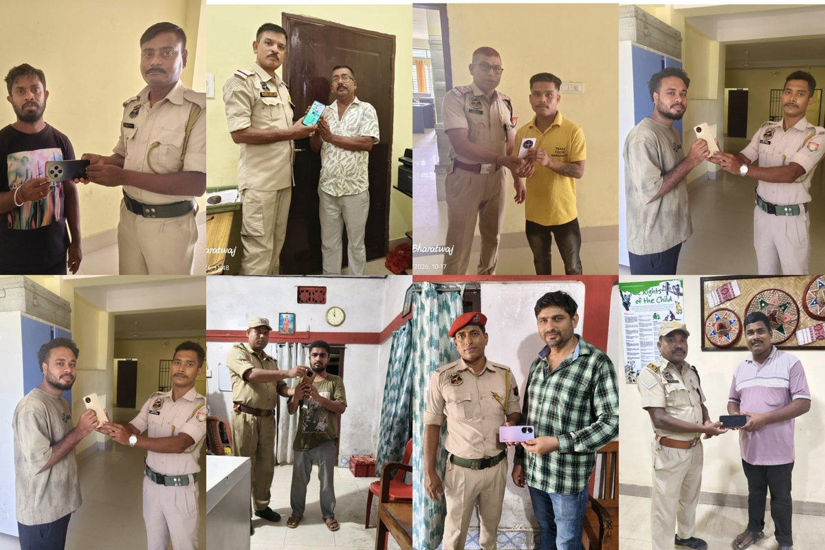 sribhumipolice's tweet photo. 26 Mobile Handsets Recovered &amp; Returned - 

Through dedicated efforts, Sribhumi Police recovered 26 mobile handsets and restored them to their rightful owners.

Serving with responsibility.

@CMOfficeAssam @assampolice @DGPAssamPolice https://t.co/WPTdCLTBZd