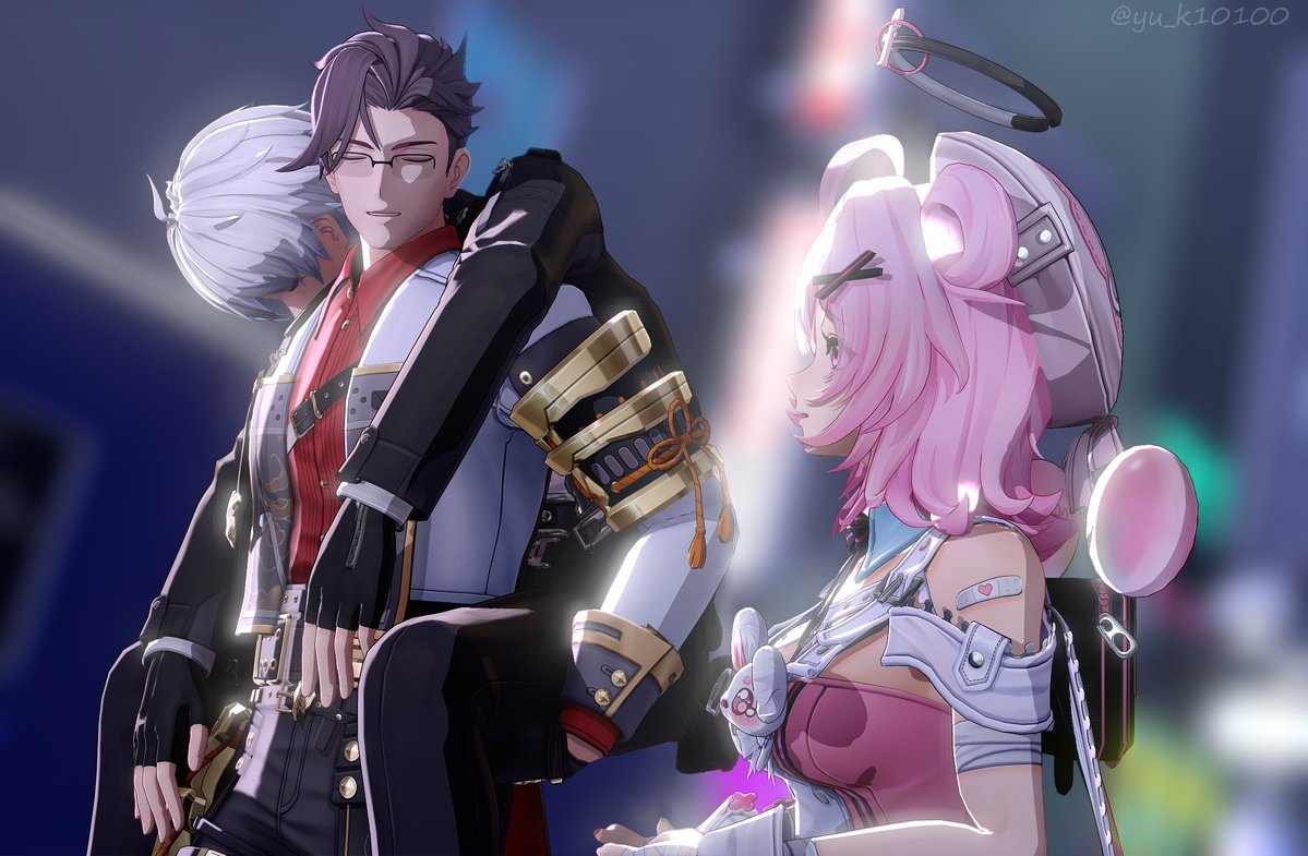 yu_k10100's tweet photo. 酔い潰れた鑑定士をアドレーさんが運んでくれた話
#nte #mmd https://t.co/Ei2I5aCrgX