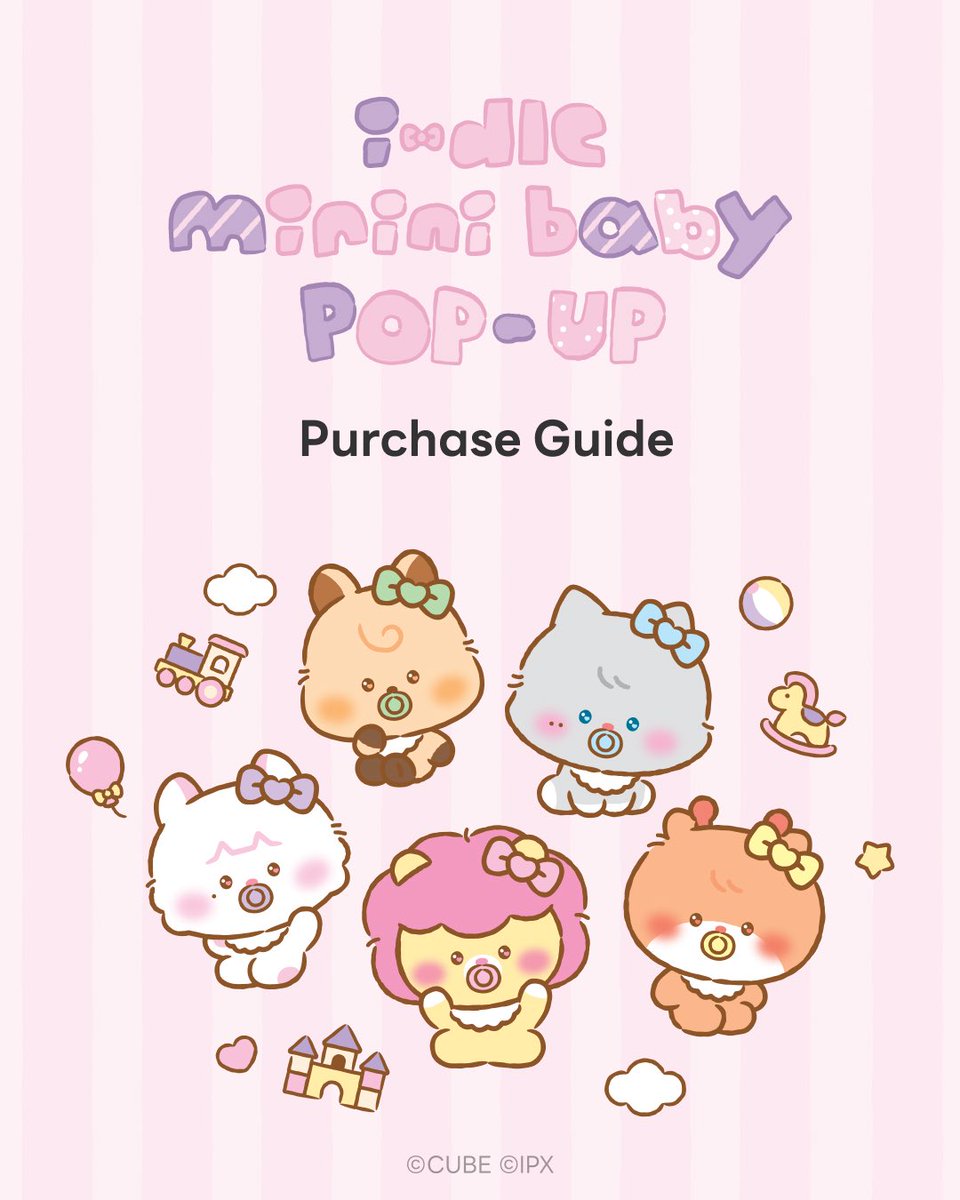 SUPERRARE_1108's tweet photo. [🔖 Singapore Purchase Guide] i-dle minini baby POP-UP 🎀

📆 Launch Date: August 21, 2026 (Friday)
🕚 Sales Start: 11:00 AM

#idle  #LINEFRIENDS   #linefriendspopup  #idle_minini_baby
#SUPERRARE #SR #SUPERRARESG #Singapore https://t.co/HLvf04F42U