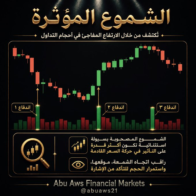abiuaws21's tweet photo. في حركة السعر  المؤثرة الشموع بحجم عالي https://t.co/FGsJOA6b70