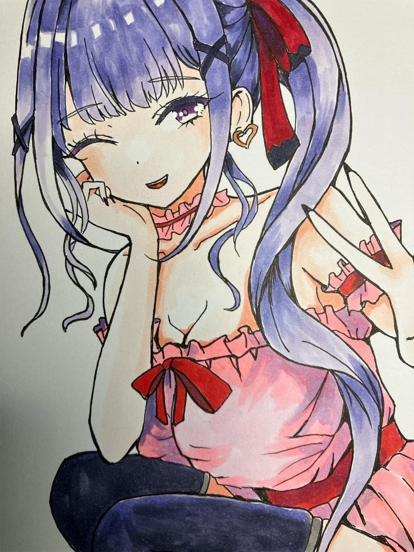 funny_french's tweet photo. 完成しました✨
とても元気な女の子に仕上がりました🎨
https://t.co/gAoZN6oht8
#イラスト
#アナログ原画 https://t.co/Q1O8w6kMBt