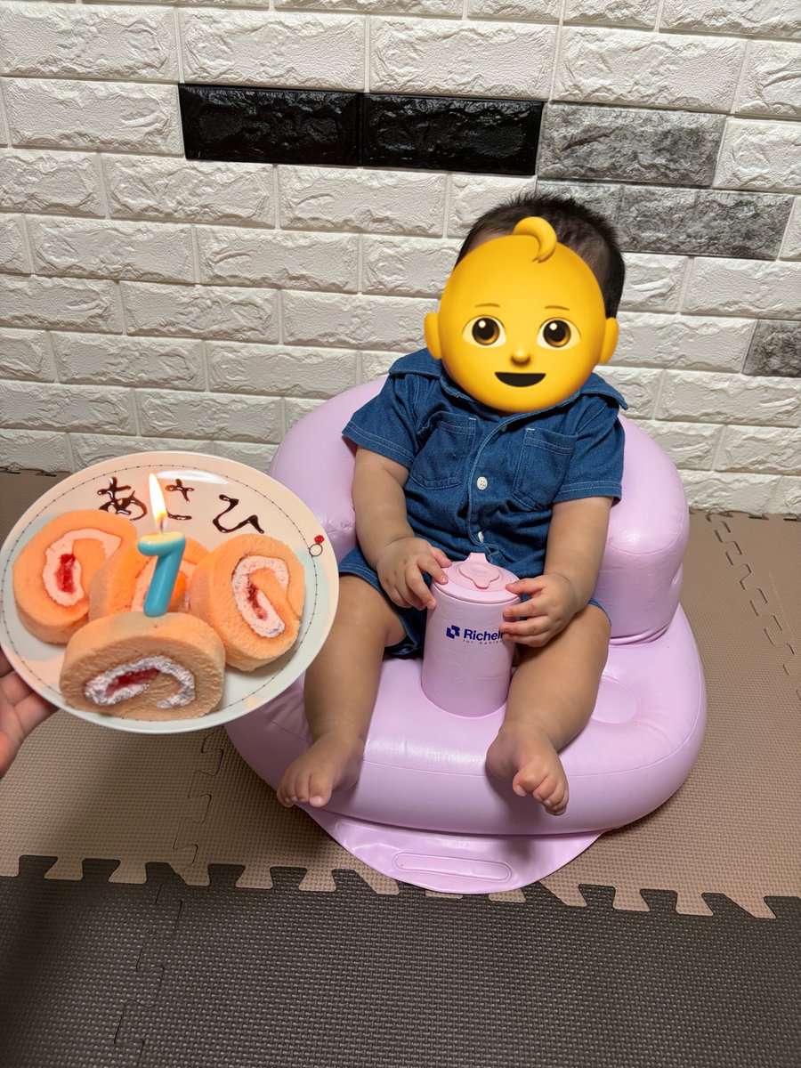 __renoo0's tweet photo. 7ヶ月を迎えた息子くん👶
めちゃくちゃデカすぎ〜( ˊᵕˋ )♡
毎日幸せをありがとう❣️☺️ https://t.co/vMp5PC6SlJ