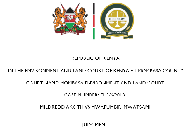 AssociatesRoba's tweet photo. 🚨🔥 YOUR FAMILY CAN LIVE ON LAND FOR YEARS - THEN ONE DAY A COURT CAN ORDER IT BACK TO SOMEONE ELSE

The Environment and Land Court has delivered a serious reminder to anyone who owns, occupies or has inherited land: a title deed alone may not end the story. In Mildred Akoth Warrakah v Mwafumbiri Mwatsami, a woman sued to evict a family from a 16-hectare parcel in Kwale, relying on a title registered in her late husband’s name after an alleged bank auction. The family fought back, insisting that the land had belonged to their late father, who had lived on and developed it for years, and that the alleged loan, charge and auction used to transfer the land were fraudulent and unlawful. The question before the Court was simple but explosive: could the registered owner lawfully evict a family if the process through which the land was sold was never properly followed?

The Court said NO. Although the Court found the underlying charge valid, it found no evidence that the required statutory notices had been served before the alleged sale. There was also no evidence of a proper auction advertisement, no proof that the land was actually sold by public auction, and no evidence that it had been valued before the alleged sale. The Court found the sale process “shrouded in secrecy” and declared it irregular. The Plaintiff’s case was dismissed, while the family’s counterclaim succeeded. The Court ordered the land to revert to Abdallah Mwamtsame Ali Chuii and issued a permanent injunction protecting the property from interference by the Plaintiff and those claiming through her.

This is the part every mwananchi must remember: land disputes are not always about who has the title deed in their hands today - they can become a fight over what happened before that title was issued. A family can farm land for decades. A buyer can pay millions for a property. An heir can inherit a title. Yet if the transaction that created the title was fundamentally unlawful, the consequences can come years later. If you are buying land, inheriting land, occupying ancestral land, or dealing with land acquired through a bank auction, do not wait for a dispute to teach you the history of that property. Find out now. Because sometimes, the most expensive land document is the one nobody bothered to investigate. 🔥

Please retweet widely, save a friend.
@georgediano @NelsonHavi @joshuamalidzo @MarthaKarua @Thuranira_1