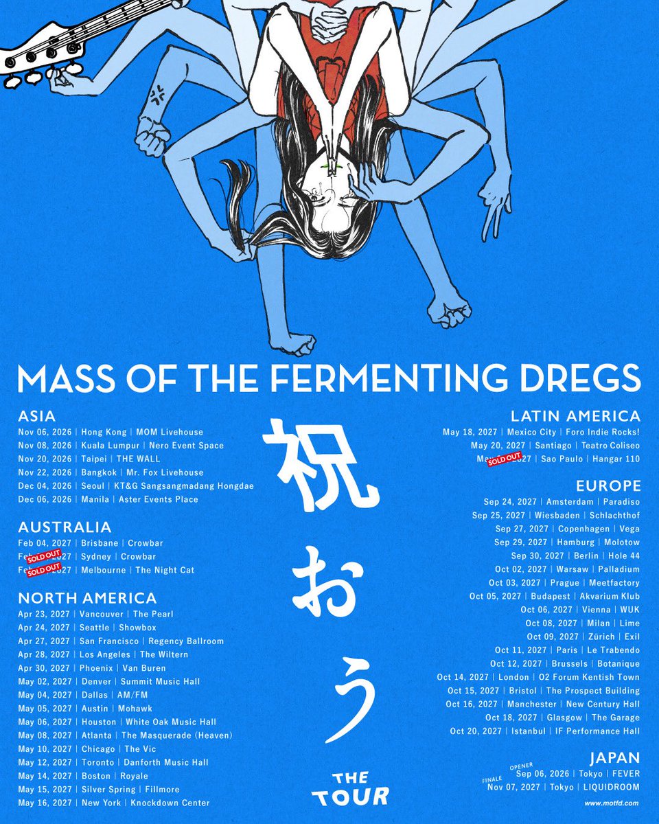 MASS OF THE FERMENTING DREGS official (@MOTFD_official) / Posts / X