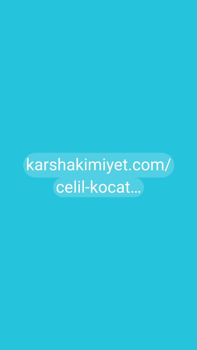 kocatascelil's tweet photo. https://t.co/RGVBzZ5pwT