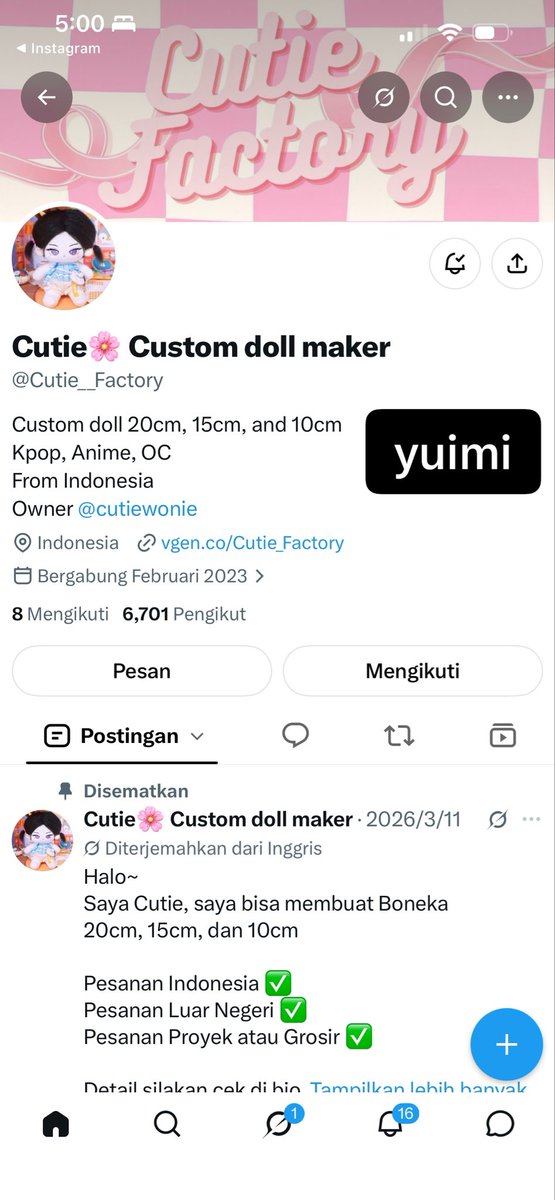 NapoYuimiframe's tweet photo. @Cutie__Factory Done ！ Thankyouuu kak 🫶 https://t.co/P6whXjVW1h