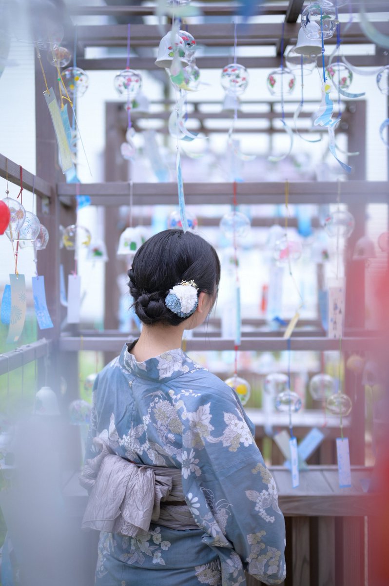 naclkclrbcl's tweet photo. 2026/8/8 コーデ日記

夏の思い出🎐
お盆休み中に、毎年おなじみのコーデで旦那さんと風鈴まつりへ！
楽しみにしてたかき氷、今年は蜜漬けレモンが乗っててグレードアップしてた😄 https://t.co/HPxZFO3IRJ