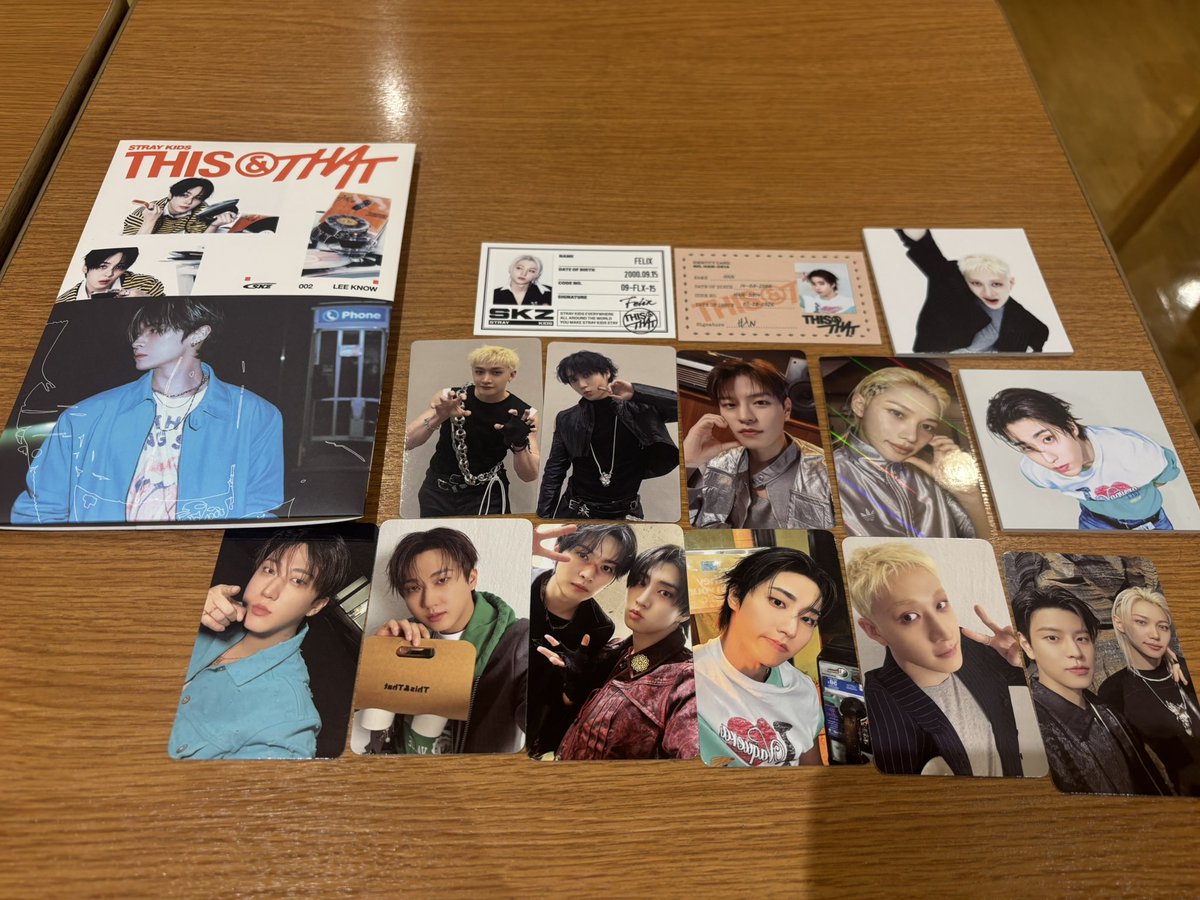 yeouzzt's tweet photo. stray kids スキズ トレカ 交換
THIS&amp;THAT カムバ 封入

【譲】画像のもの
【求】同異種アイエン🦊

イルコン東京29.名古屋5.6 大阪19.20手渡し希望 https://t.co/0jZsnval9o