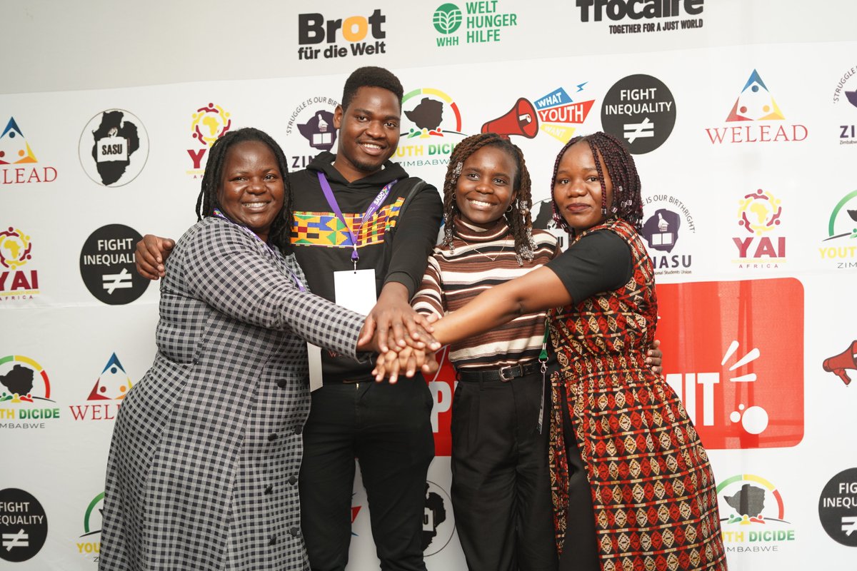 weleadteam's tweet photo. 🟦 In Pictures 🤌 2026 #WhatYouthWant SADC People's Summit WELEAD Delegates, capturing moments of youth leadership and engagement! #YouthPower #SADCPeopleSummit #PeoplePower
@NAYOZimbabwe @YetTrust @DeafZimTrust @NYDT1 @youth_invest @tafireitakaedza @GodsFlower_ @GlenDhliwayo @glanyline @tapiwa_chiriga @BorisCde @johncollinsZW @africaIYP @AUEUYouthLab @euinzim @GIZAfricanUnion @RetzlaffCh @Che_Guevara_ZW @NawagunaS @ngadziore @MalemaZw @ropamakumire @MakomboreroH @marko_muropa @namataik_ @_DASonline @DanaiDChirawu @nangozimbabwe @Zinasuzim @DougColtart @NicolaWatson13 @eva_tarie @ZimRightsLIVE @PhilFungurai @amnesty_zim @advora_1 @AnnahSande @Mhukatakunda @cdemlambo @WHH_Zimbabwe @trocaire @TrustAfrica @BROT_furdiewelt @SAPSN99 @WalpeAcademy @AdvMunhangu @TapiwaMagaisa3 @SoniaMarrion