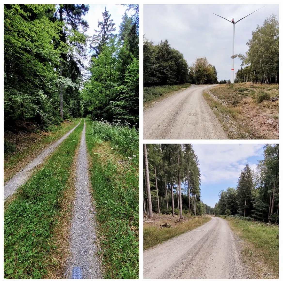 MaikSchmidie's tweet photo. „Vorher-Nachher! 
Bei uns im Schwarzwald.
Viele km den Berg hoch, Wald gerodet!
Das für 1 Winkraftanlage !
Da brauch sich keiner wundern wenn Klima sich andert.“

Foto und Text FB Helmut Kra https://t.co/lnKNSoj5kP