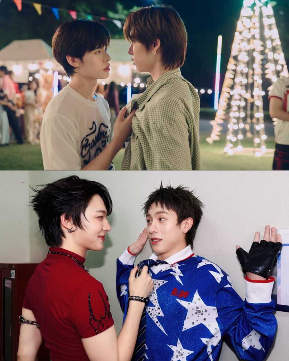 PROXIE_Official's tweet photo. เคมีใหม่ ๆ เกิน ((แต่ในนี้มีคนแอบเขินจริง ไม่ได้บอกเลยนะครับว่าเป็นพี่ @CwrNew (*ᴗ͈ˬᴗ͈)ꕤ*.ﾟ))

#พ้อกสีมาโผล่ที่ด้วงโกราวน์ได้ไง แล้ว @BokBear__DMD มาโผล่ที่มือน้องกรกับน้อง @tthi_eks ได้ไง ?-? ส่วนน้อง @waavetnp เห็นแค่เสี้ยวหน้ายังซิ่งไม่โผล่ในภาพนิ่งได้ไง ദ്ദി(⌐■؂■)

#DuangConcertDay2
#PROXIEth
#NuNew #BokBear
#tthi_eks #waavetnp