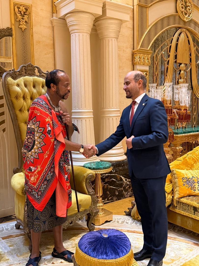 TheOPECFund's tweet photo. OPEC Fund President Dr. Abdulhamid Alkhalifa was honored to be received by His Majesty King Mswati III in Mbabane.

The audience highlighted the long-standing partnership between the OPEC Fund and Eswatini and opportunities to further strengthen cooperation in support of sustainable growth and development.