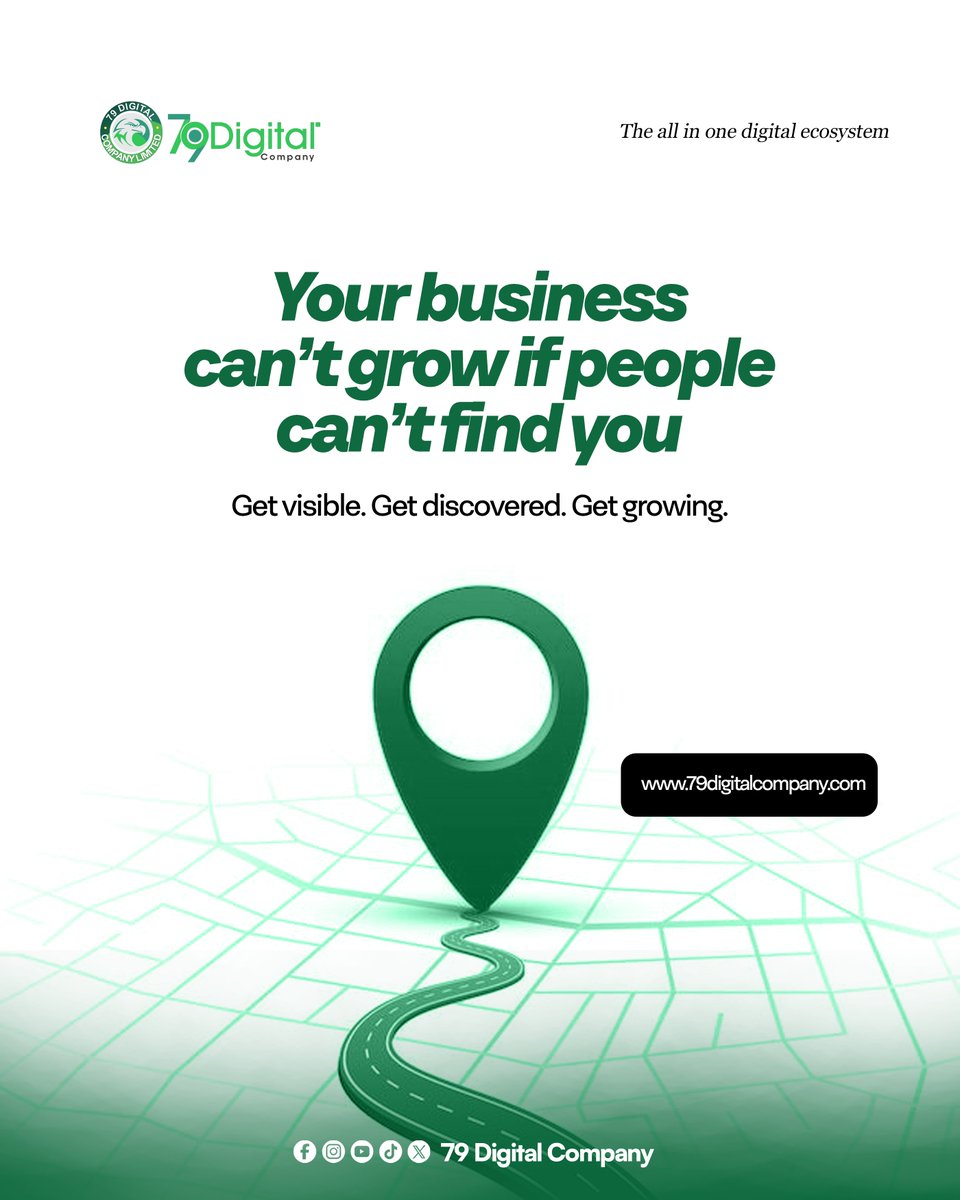 79DigitalLTD's tweet photo. No one buys from a business they don't know exists.
Visibility isn't a marketing "nice-to-have",  it's the first step in every sale that happens today.
#79Digital #Marketing https://t.co/nFi6Oz4iJp