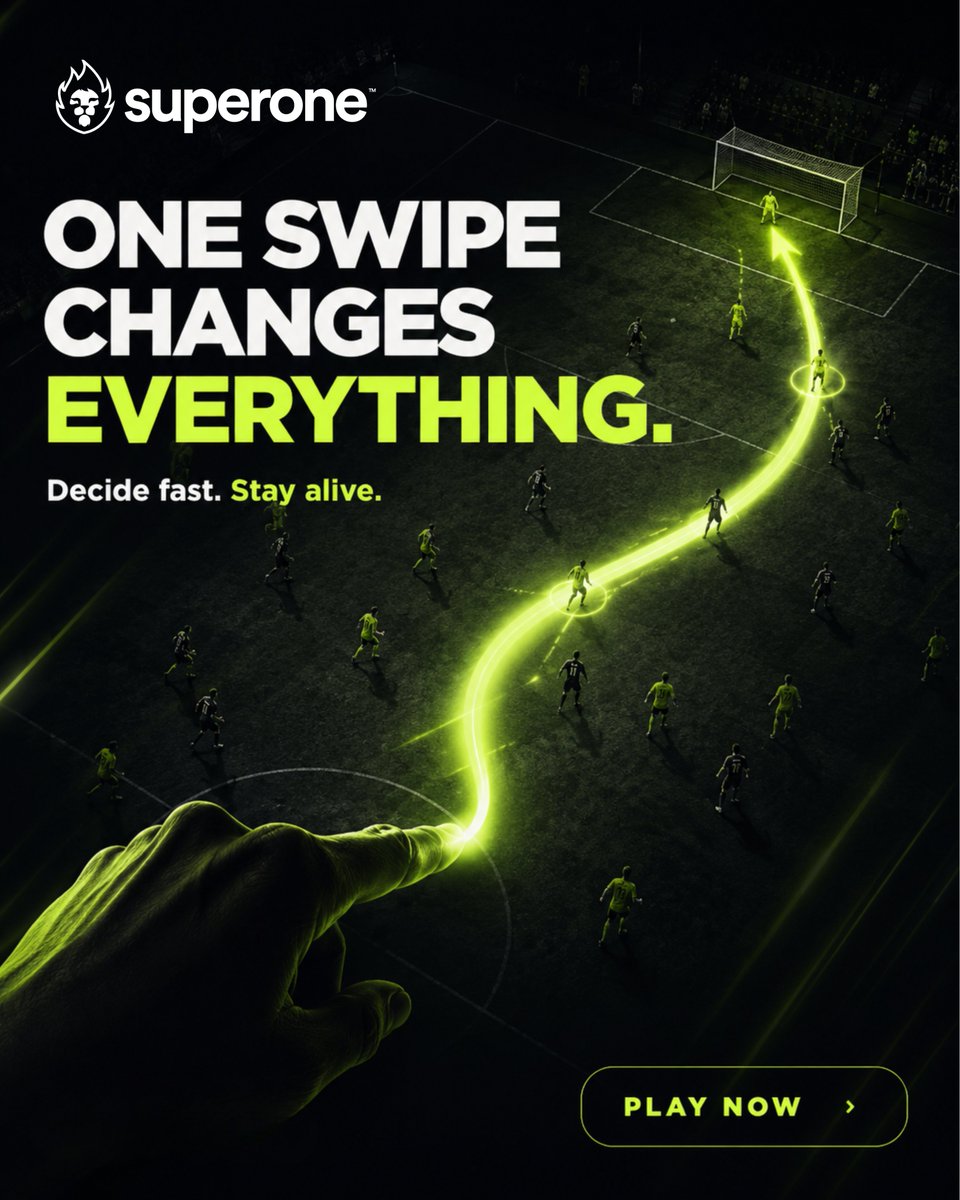 superoneplay's tweet photo. ONE SWIPE CHANGES EVERYTHING.

#SuperOne #FanBattle #OneSwipe https://t.co/2H40KqUZvX