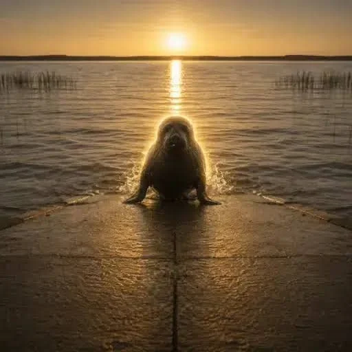 Ni99errrr's tweet photo. We always talk about "Nietzschean" animals that conquer the brutal realities of the wild, but what about the animals who completely reject the struggle?
Kroshik is going insanely viral right now (18M views already!), and his story is legendary. Back in March 2016, Russian fishermen found this baby Ladoga ringed seal alone on the shore.
He was brought to a rescue center, nursed back to health, and prepared for his triumphant return to nature.
The grand release? It lasted exactly 15 minutes.
Kroshik swam out, realized the wild didn't have free fish buckets or climate control, and turned right back around to his humans. Rescuers attempted to release him multiple times, but he refused to leave.
He is the ultimate anti-Nietzschean icon. Why embrace the struggle for survival when you can just choose room service?
Watch the reel here: https://t.co/uDsjayP3nx