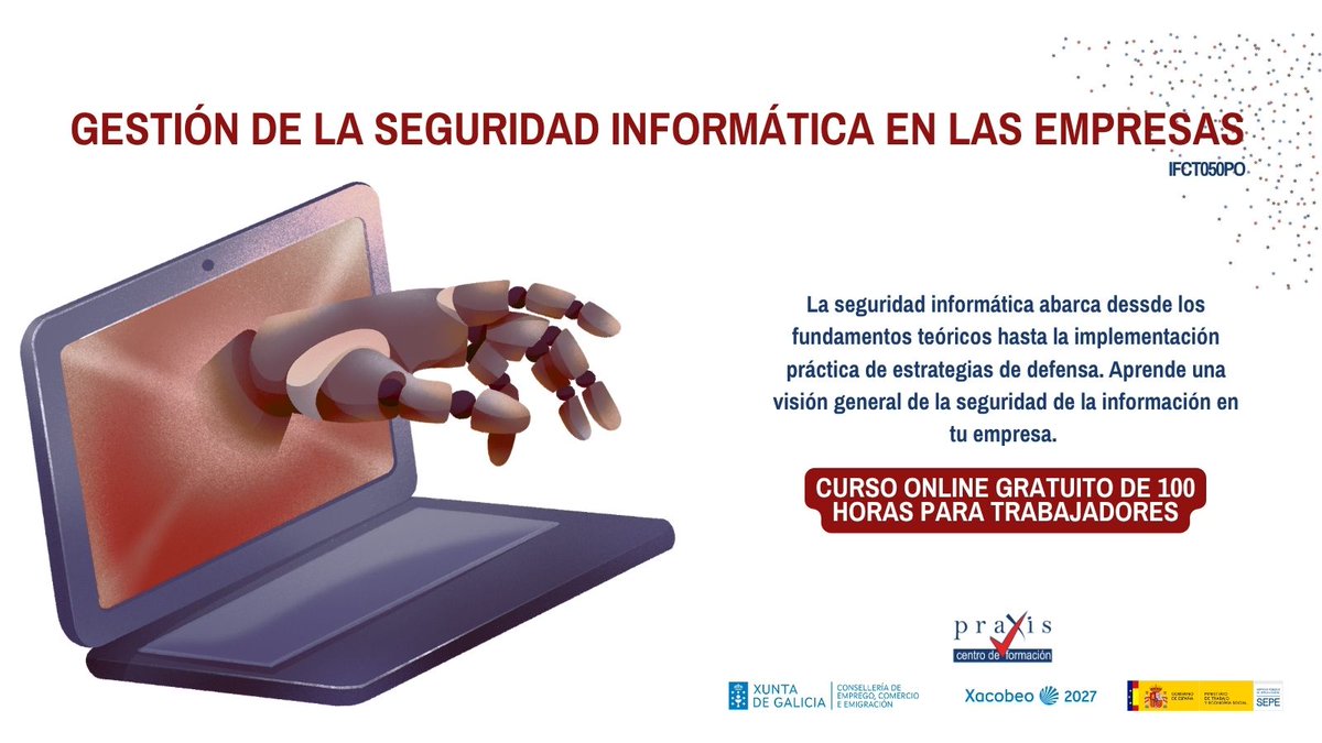 centro_praxis's tweet photo. 📣 ¡𝐍𝐎𝐕𝐀𝐒 𝐅𝐎𝐑𝐌𝐀𝐂𝐈𝐎́𝐍𝐒 𝐆𝐑𝐀𝐓𝐔𝐈́𝐓𝐀𝐒 𝐏𝐀𝐑𝐀 𝐓𝐑𝐀𝐁𝐀𝐋𝐋𝐀𝐃𝐎𝐑𝐄𝐒 𝐃𝐄 𝐆𝐀𝐋𝐈𝐂𝐈𝐀📷Seis novos cursos subvencionados pola Xunta de Galicia | Conselleria de Emprego, Comercio e Emigración  Inscríbete  https://t.co/hpv7nywHjH https://t.co/2ARjaqhLnz