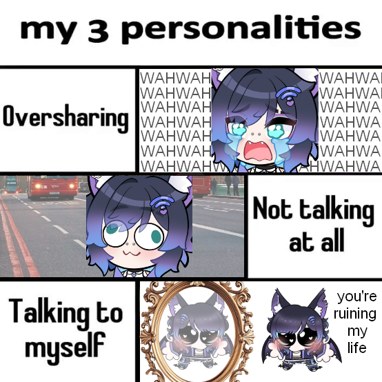 eckomaniax's tweet photo. You will only ever know three versions of me. https://t.co/xxd9yyFfSW