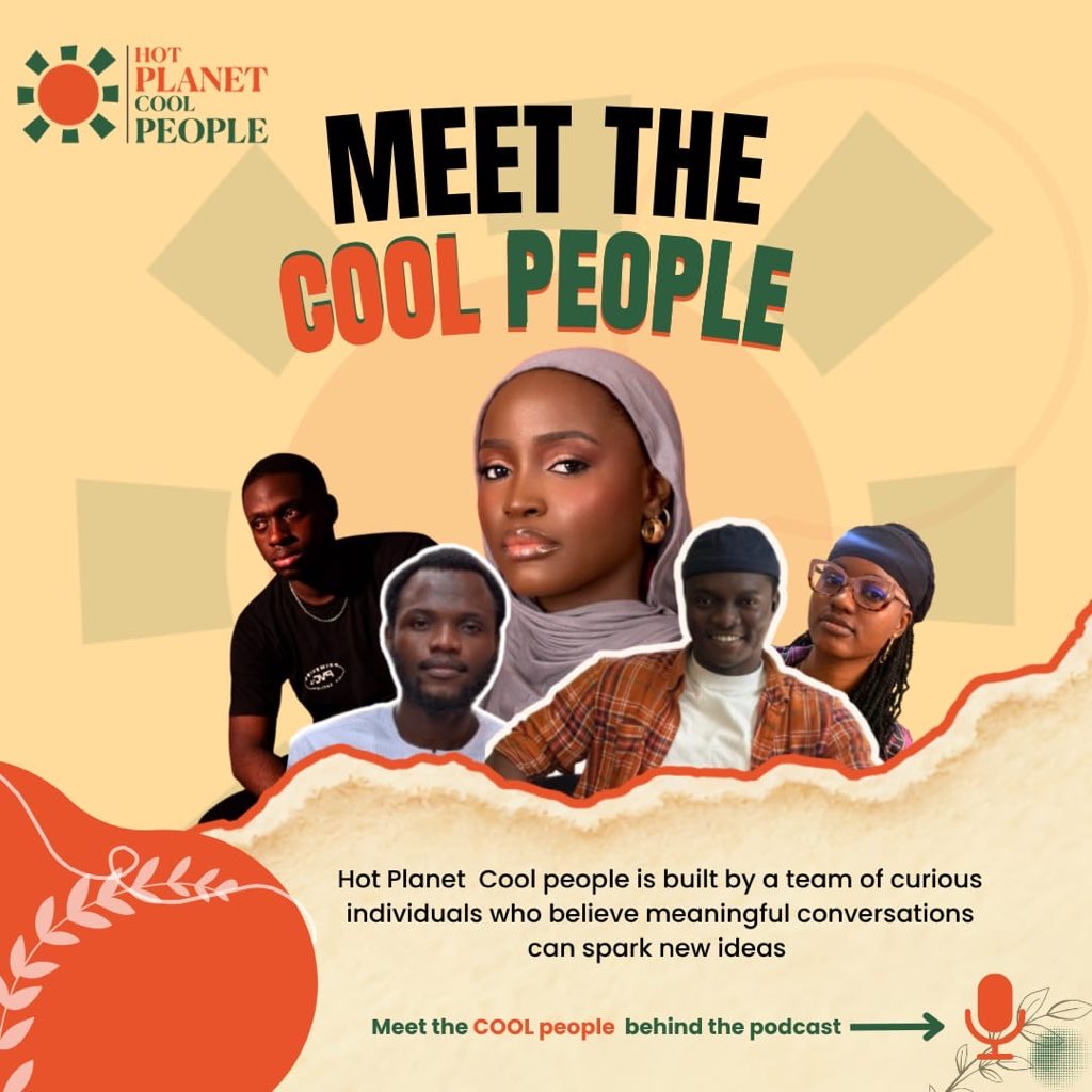 HotPlanet_CoolP's tweet photo. MEET THE COOL PEOPLE OF THE PODCAST

Working together to make conversations about the environment feel closer, simpler, and easier to relate to.

Understanding the world around us is the first step towards making a difference in the way we live. https://t.co/Os70qfOQJl