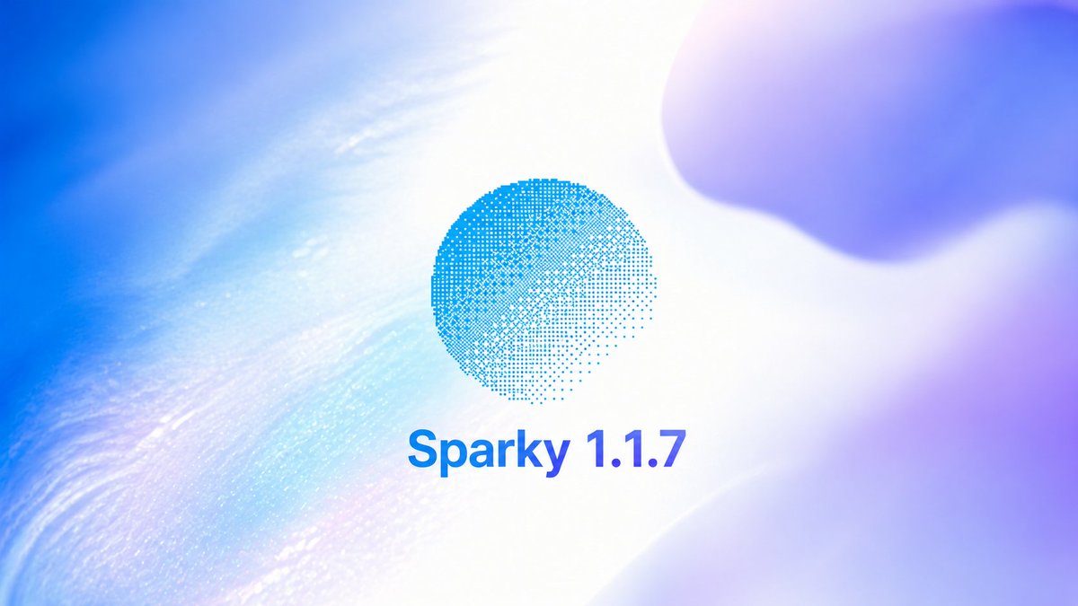 Sparky_AIz's tweet photo. Sparky 1.1.7 is here!

Two new features:

• Stateless chats
Chat with Sparky freely without needing to open a project.
• Memory
Sparky can now remember anything you tell it to remember.

Try it out at https://t.co/0Np5Nt3FBz https://t.co/p00t0Qq3Jt