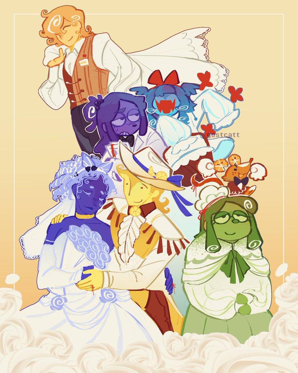 GostCatt's tweet photo. rainbow cake of mystery flavors for my au https://t.co/2uPZ45OEq1