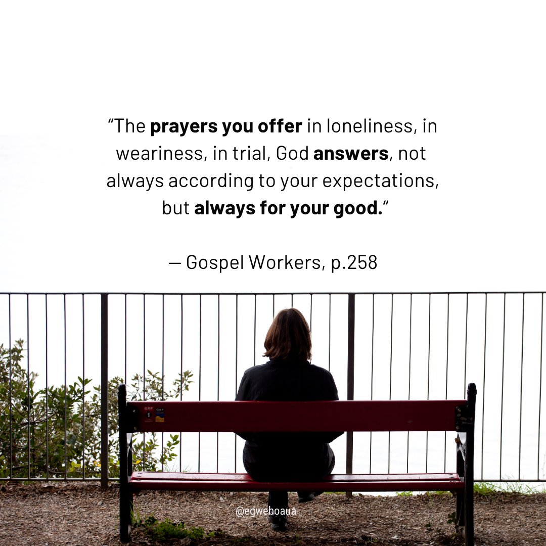 egweboaua's tweet photo. God hears every prayer. 💚

Even in loneliness, weariness, and trials, God hears you. His answers may not always come as we expect, but they are always for our good. 🙏🏿

Meditate on God’s Word as you continue reading at https://t.co/h3zkrdjeo8. https://t.co/n9niCf4nBD