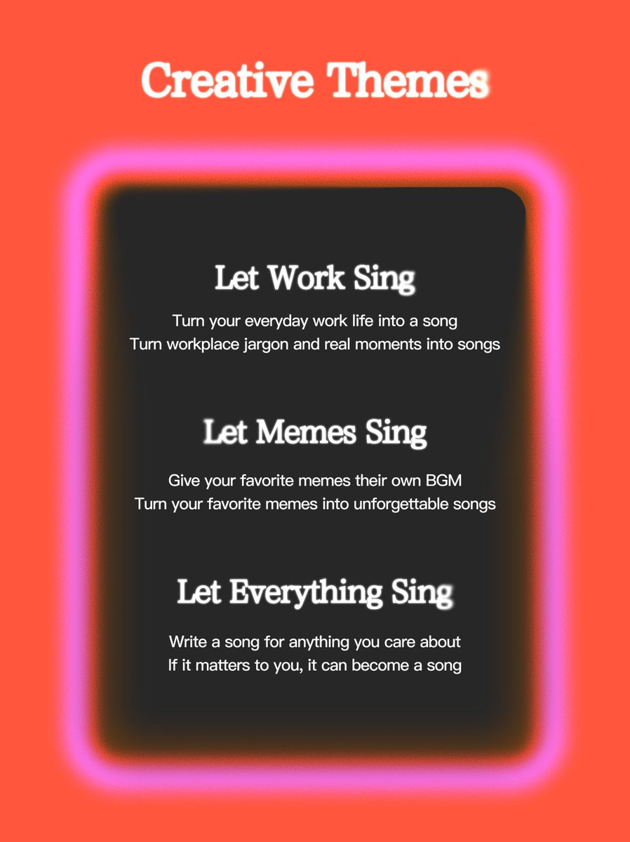 HappyShrimpAI's tweet photo. 🎵 SOUND ON, HAPPY ON! AI Music Contest!
Everything can be a song.
This time, join Happy Shrimp × @HappyHorseATH  and turn your ideas, emotions, and stories into music.🎧
Open HappyShrimp and create your first song.
Everything can be a song.
#soundonhappyon #happyshrimp #happyhorse