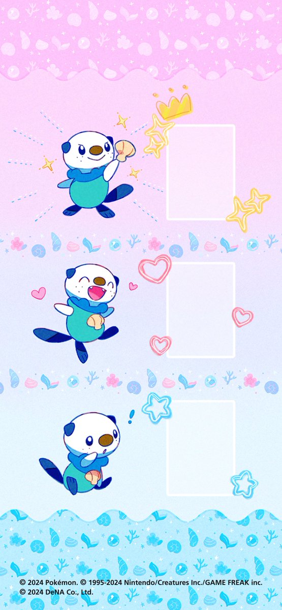 nitanda_cona's tweet photo. ▷Works
🌴「Pokémon Trading Card Game Pocket」
周辺グッズのイラストを担当いたしました。
今回は涼しげなミジュマルたちをいっぱい描かせていただいています🌊
ゲットチャレンジイベントは昨日8/16(日)からスタートしておりますのでぜひ！
#ポケポケ https://t.co/fNfL2D76LH