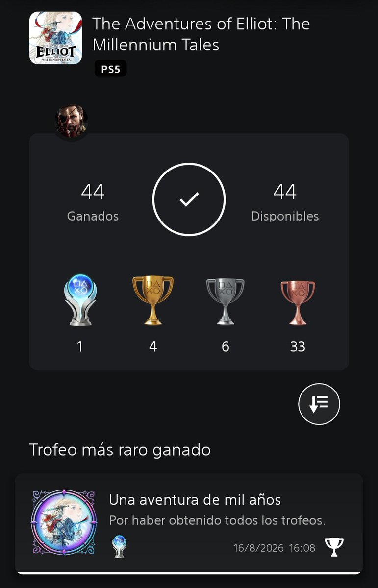 SNTS87's tweet photo. #TheAdventuresOfElliot Platino 122. Una aventura de mil años @SquareEnix JOYA de juego. Un action-rpg que me ha transportado a los clasicos que hacía Square en los 90 o el mismisimo Zelda Attp. Una banda sonora de 10, una historia cojonuda.. Más juegos así x favor 🗡 https://t.co/uTN5w7JulV