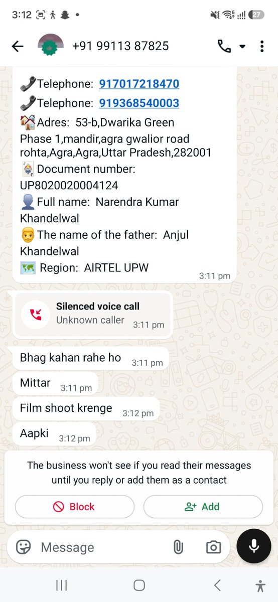 Expertonmy's tweet photo. Due to financial cress I missed the EMI of @MyIndusIndBank The recovery agent calling to my boss and other relatives also send me my contact list on my what's app Pls take action need DND any how @RBI https://t.co/iQCOnbOXNR