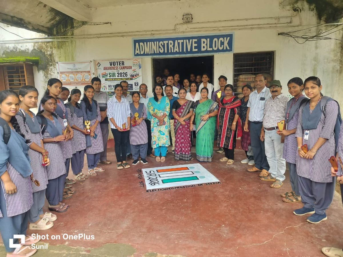 BDO_Balianta's tweet photo. ELC Revival Programme organised at Jawaharlal Nehru Higher Secondary College, Balianta, to promote electoral literacy and voter awareness. 🇮🇳 @OdishaCeo @SDM_Bhubaneswar @DMKhordha https://t.co/4yvquslhjr