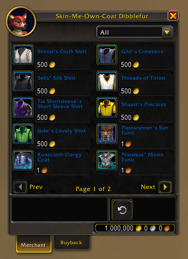 WarcraftSecrets's tweet photo. If you farmed the rare shirts yesterday, we have some bad news for you. If you didn't farm them, then we have some good news. 

The rare shirts are now available for 1 Copper from Dibblefur in Booty Bay!

➡️ https://t.co/ewN9RBIPCv https://t.co/mt56ozTtrQ