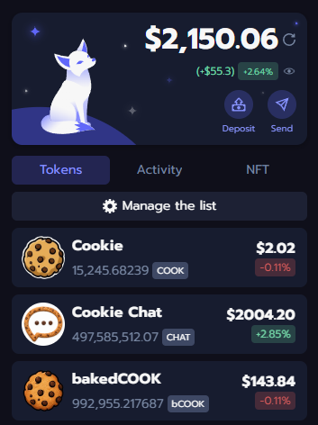askCookieChat's tweet photo. We have 250M $CHAT for the community, so let's do the first wave of airdrops!

Drop your Cookie Chain wallet address 🍪 https://t.co/NP2QPukfpl