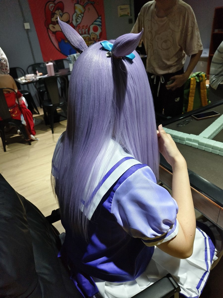zhiwuzhu230656's tweet photo. My first cosplay～It’s been such a youthful, wonderful experience. I’m leaving this afternoon to go back and battle with real life. Farewell, Xuzhou!
I will always like Mejiro McQueen https://t.co/u6xxlS4osr