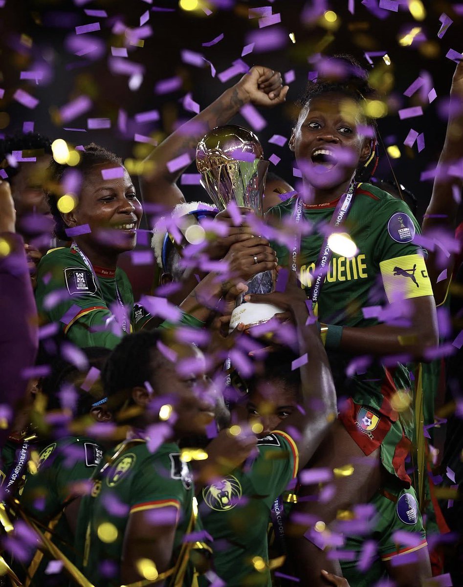 DidierLefa's tweet photo. Bonjour mes Championnes 🇨🇲🇨🇲🇨🇲

Retweet si tu es Champion d'Afrique 🙂‍↕️🙂‍↕️😌😌🏆🏆🏆🏆 https://t.co/NJwlj4Rtg1