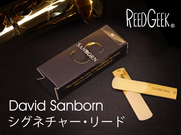 soundhouse_wind's tweet photo. Sanborn Signature Reed🎷
デイヴィッド・サンボーン本人が開発に携わり、リード調整を手掛けたReedGeek創業者マウロ・ディ・ジョイアの知見を凝縮。
フランス産天然ケーン使用🇫🇷
滑らかなレスポンスと、明るく力強いサウンド✨
サウンドハウスで販売中!
#ReedGeek #DavidSanborn #サウンドハウス https://t.co/jKCGbwY2mB