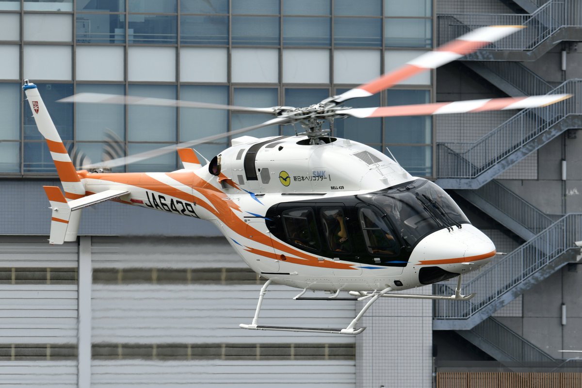 東京ヘリポート 8/17 JA6429 (Bell429) JA9617 (Bell212 Eagle Single